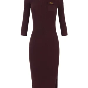 Elisabetta Franchi Abito Donna in maglia con maniche a 3/4