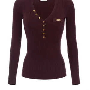 Elisabetta Franchi Maglia Donna a costine slim fit