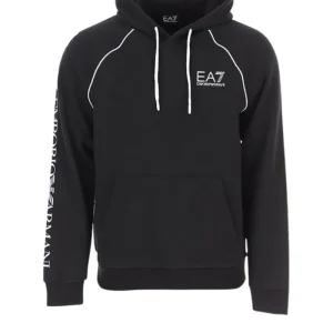 Emporio Armani Felpa Uomo logo centrale riflettente