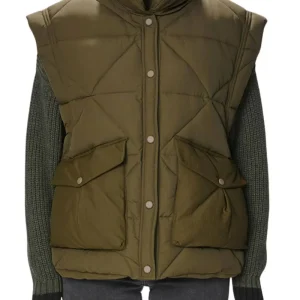 OOF Wear smanicato donna con trapuntatura