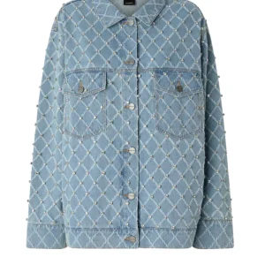 Pinko Giubbino Donna denim overshirt