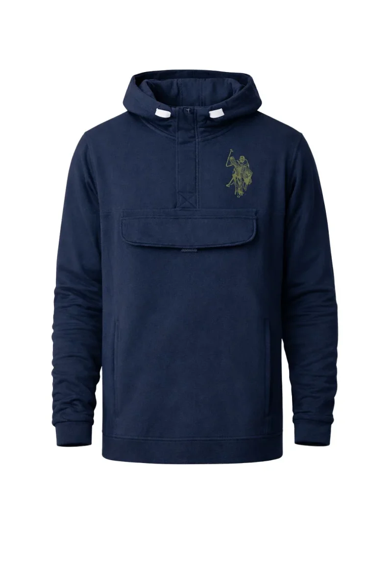 Us Polo Assn Felpa Uomo con cappuccio e tasca marsupio - immagine 5