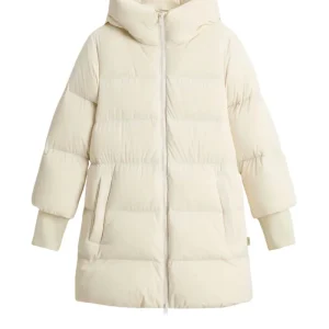 Woolrich piumino donna Cloud in nylon elasticizzato con finitura opaca